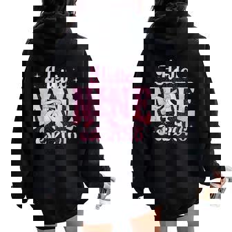 Hello Nine Est 2016 9Th Birthday Girl Coquette 9 Years Women Oversized Hoodie Back Print | Seseable FR