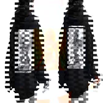 Hot Girl On 男性用 セクシーな天使の座り グランジ 長袖tシャツ レディース オーバーサイズ パーカー バックプリント - Kawaiitshirt