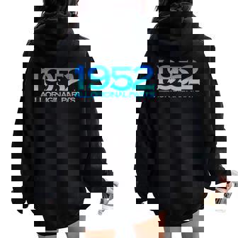 Humor 1952 74 Cumpleaños Regalo 74 Años Hombre Women Oversized Hoodie Back Print - Regaloses