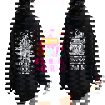 I'm The Birthday Girl Circus Carnival Family Party 1St Bday Women Oversized Hoodie Back Print - Thegiftio