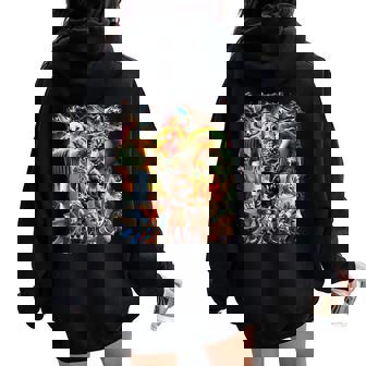 Italian-Brainrot Ai生成動物 Z世代 男性 女性 若者 レディース オーバーサイズ パーカー バックプリント - Kawaiitshirt