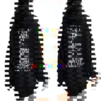 It's My 6Th Birthday Italian Brainrot Meme Boys Girls Women Oversized Hoodie Back Print | Seseable FR