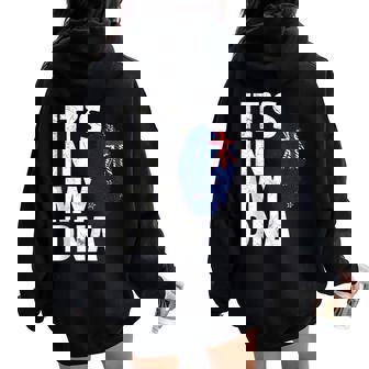 It's In My DNA New Zealand Flag Men Women Tank Top Women Oversized Hoodie Back Print | Mazezy