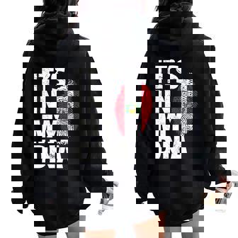 It's In My DNA Peruvian Peru Flag Men Women Women Oversized Hoodie Back Print | Mazezy