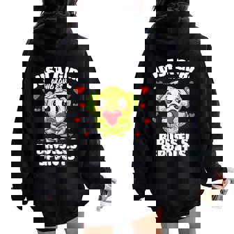 Just A Girl Who Loves Brussels Sprouts Women Oversized Hoodie Back Print - Thegiftio