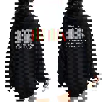 If You Know You Know 6 7 Reading Books Merry Christmas Women Oversized Hoodie Back Print | Mazezy