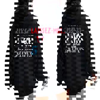 Laissez Moi Dormir Encore Cadeaux Pyjama Homme Noel Sweat à capuche oversize pour femme avec imprimé dans le dos - Cadeauxyz