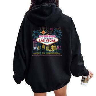 Las Vegas Las Vegas Baby Souvenir Holidays Women Oversized Hoodie Back Print | Mazezy