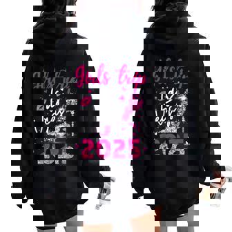 Lasegas Girls Trip 2025 Fête De Fin Deemaine Entre Filles Match Entre Amis Sweat à capuche oversize pour femme avec imprimé dans le dos - Cadeauxyz