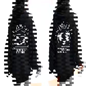 Leather Tools Excite Me Leathercrafting Leatherworkers Women Oversized Hoodie Back Print | Mazezy