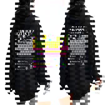 Can I Lick It Periodic Table Science Meme Teacher Boy Girl Women Oversized Hoodie Back Print - Thegiftio