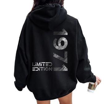 Limited Edition 1971 Man Woman 55Th Birthday 55 Women Oversized Hoodie Back Print - Thegiftio UK