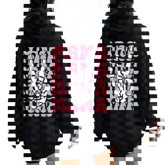 Mama Of The Bad Two The Bone Birthday 2 Years Old Birthday Women Oversized Hoodie Back Print | Seseable FR