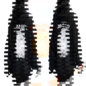 Mama Gooseilly Coquette Florealeintage Festa Della Mamma Felpa con cappuccio oversize da donna con stampa posteriore - Novitaregali