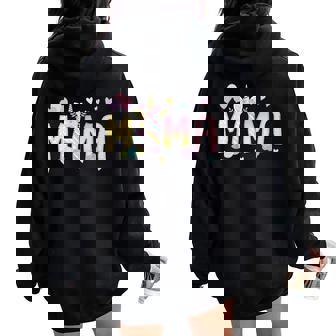 Mama Mom Matching Birthday Squad Crew Unicorn Family Women Oversized Hoodie Back Print | Seseable UK