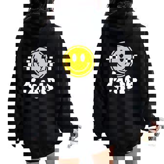 Mama One Happy Dude Birthday Theme 1St Family Matching Mom Women Oversized Hoodie Back Print | Seseable UK