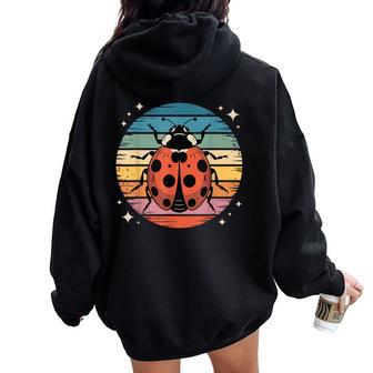Mariquita Estilo Retro Mariquitaintage Para Hombres Es Y Niños Women Oversized Hoodie Back Print - Regaloses