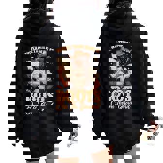 Melanin Cowgirl Swag History Africa Melanin Juneteenth Women Oversized Hoodie Back Print | Mazezy