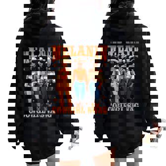 Melanin Cowgirl Swag History Africa Melanin Juneteenth Women Oversized Hoodie Back Print | Mazezy