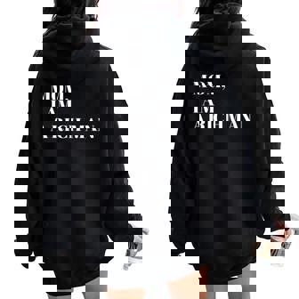 Mom I Am A Rich Man I Am The Boss Man Top Entrepreneur レディース オーバーサイズ パーカー バックプリント - Kawaiitshirt