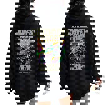 Monster Truck Nana Monster Truck Are My Jam Truck Lovers Women Oversized Hoodie Back Print | Mazezy