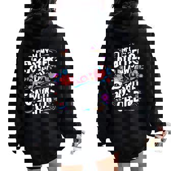 Im My Mother In Laws Favorite Child Parent Family Women Oversized Hoodie Back Print | Seseable CA