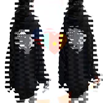 National Flag Of Cameroon Souvenir Gift For Men Women Women Oversized Hoodie Back Print | Mazezy