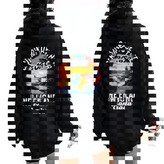 New England Canada Cruise Cruising Together Fall 2026 Women Oversized Hoodie Back Print | Mazezy