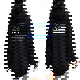 Nicaragua Pride Nicaraguan American Flag Women Oversized Hoodie Back Print | Mazezy