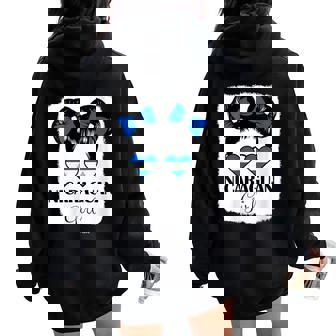 Nicaraguan Girl Nicaragua Flag Roots Pride Heritage Women Oversized Hoodie Back Print | Mazezy