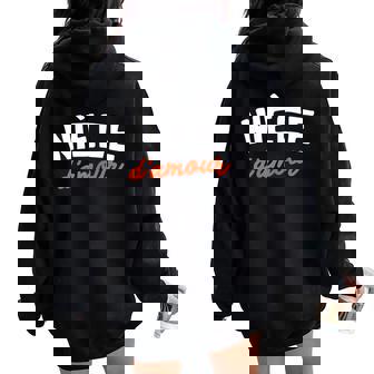 Nièce D'amour Cadeau Humour Drôle Sweat à capuche oversize pour femme avec imprimé dans le dos - Cadeauxyz