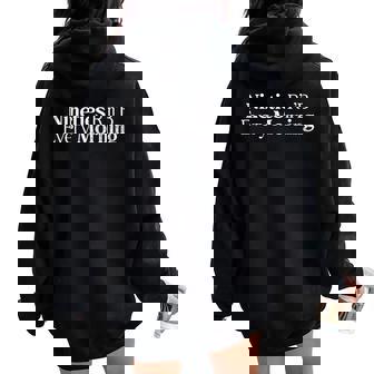 Nineties RNB Every Morning 90s R&B Men Women 90s Music Women Oversized Hoodie Back Print | Mazezy