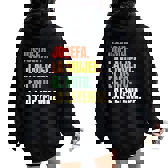 Nombre Josefa Cumpleaños Regalo Años Divertido Decoración Women Oversized Hoodie Back Print - Regaloses