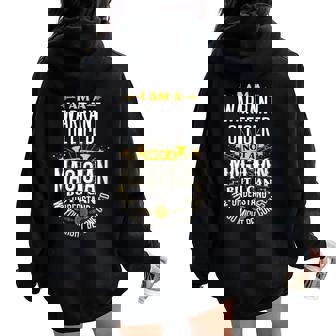 Officer Idea Not A Magician Warrants Officer Women Oversized Hoodie Back Print | Mazezy