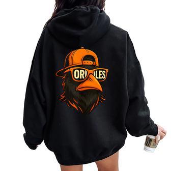 Oriole Name Vintage For Boy Girl Women Oversized Hoodie Back Print - Thegiftio UK