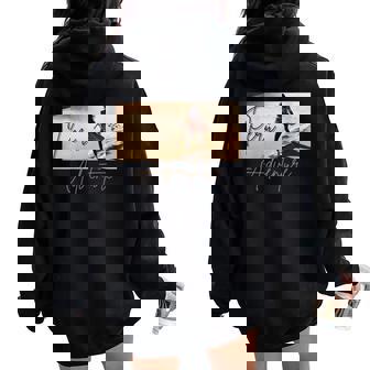 PERU Adventure Sandboarding Desert Sport Women Oversized Hoodie Back Print | Mazezy