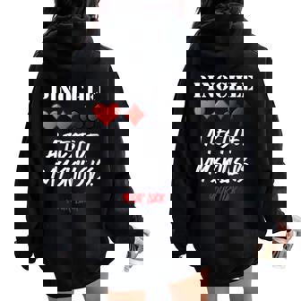 Pinochle A Test Of My Skills Versus Your Luck Women Oversized Hoodie Back Print | Mazezy
