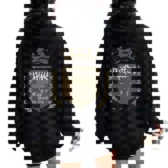 Pipefitters King Of The Trades Job Women Oversized Hoodie Back Print | Mazezy