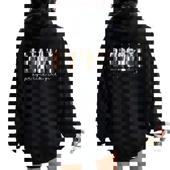 Pray Like A Girl Catholic Christian Faith Based Women Women Oversized Hoodie Back Print | Mazezy