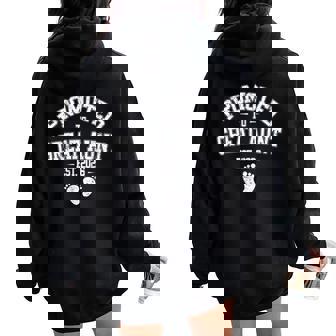 Promoted To Great Aunt Est 2026 New Great Aunt Fathers Day Women Oversized Hoodie Back Print | Seseable FR