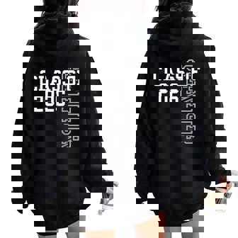 Proud Family Class Of 2026 Senior 2026 Graduation Men Women Women Oversized Hoodie Back Print | Mazezy