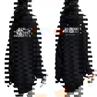 The Queen City Love A Cincinnati Team Fan Architecture Food Women Oversized Hoodie Back Print | Seseable FR