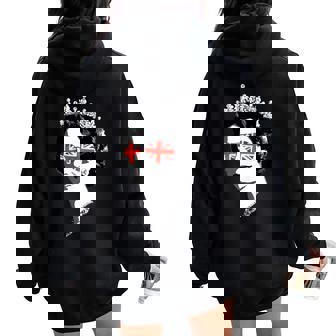 Queen Elizabeth Iiunglasses British Crown エリザベス女王 Meme レディース オーバーサイズ パーカー バックプリント - Kawaiitshirt