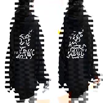 Rap Latino Women Oversized Hoodie Back Print | Mazezy