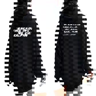 There Can Be Only One 1980's Movie Quote 80's Women Oversized Hoodie Back Print | Mazezy