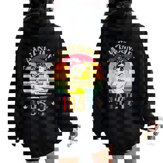 Regalos De Cumpleañosintage De 1957 Para Es De 69 Años Nacidas En 1957 Women Oversized Hoodie Back Print - Regaloses