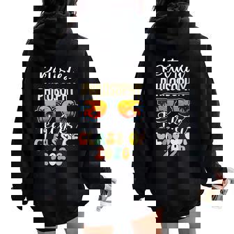 Retired Philosophy Teacher Class Of 2026 Retirement School Women Oversized Hoodie Back Print | Mazezy