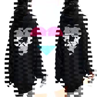 Retro Vintage Horseback Riding For Women Or Girls Women Oversized Hoodie Back Print | Mazezy