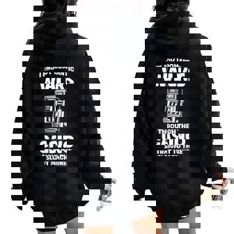 Romantic Walks Casino Gambler Gambling Tank Top Women Oversized Hoodie Back Print | Mazezy