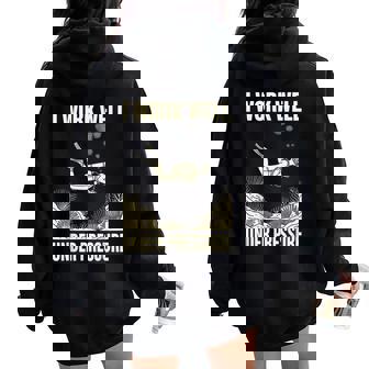 Scuba Diving Art For Men Women Snorkeling Scuba Diver Women Oversized Hoodie Back Print | Mazezy